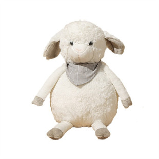 Softlife绵羊白白婴儿安抚玩偶宝宝陪睡公仔娃娃儿童可爱毛绒玩具