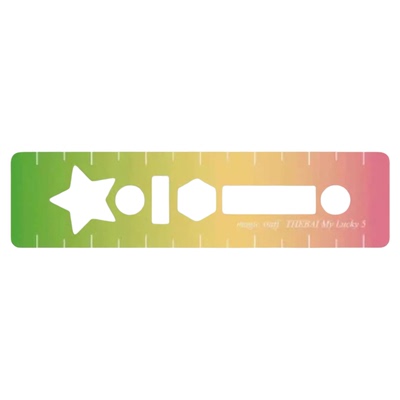 手帐透明多功能刻度尺