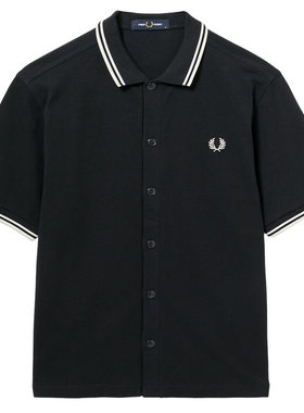 FREDPERRY翻领短袖衬衫