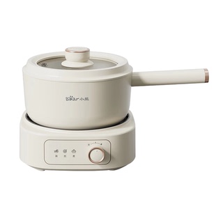 小熊电煮锅家用宿舍多功能小型分体式电火锅蒸锅电炒锅泡面小电锅