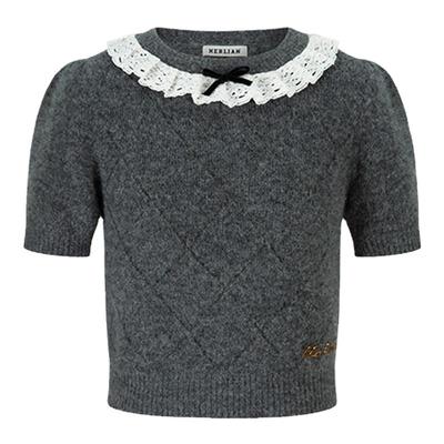 herlian羊毛无圆领套头