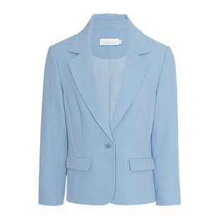 JESSIE2025年秋季新款气质职场通勤西装外套女式修身一粒扣长袖款