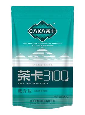 茶卡3100藏青盐未加碘盐