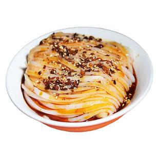 汉中米皮真空袋装即食免煮420g宽细米皮陕西凉皮汉峰缘大米面皮