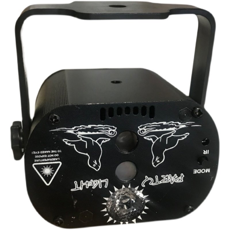 迷你激光灯派对投影灯酒吧声控舞台灯魔球炫彩家庭ktv露营气氛灯