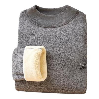 半高领保暖内衣男秋冬季加绒加厚