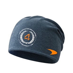 迈凯伦F1车队兰多诺里斯夺冠4号周边包头帽秋冬加绒保暖男套头款