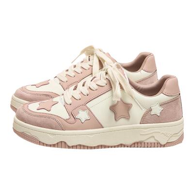 KBNB新款时尚百搭厚底真皮板鞋女