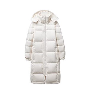 羽绒棉服女长款过膝连帽冬2025年新款韩版宽松设计感中戏情侣棉袄