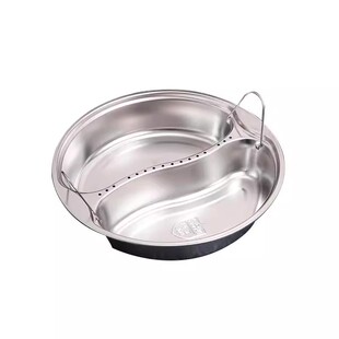 电饭煲小尺寸蒸笼屉家用2025新款带提手鸳鸯蒸架304不锈钢蒸隔网