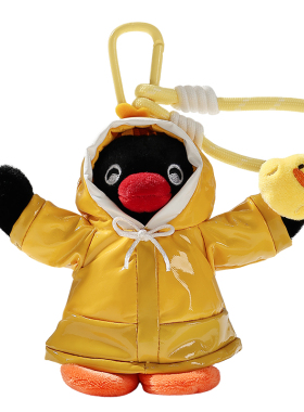 正版pingu企鹅送男生钓鱼佬礼物