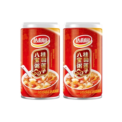 达利园桂圆莲子八宝粥360g罐装方便速食粥即食出游野餐夜宵可选