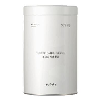 Soileta姜黄蒜香燕麦脆100g
