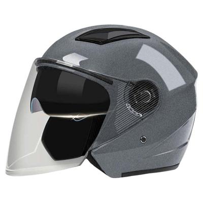 3c认证电动车头盔男女摩托车秋冬保暖四季通用安全帽半盔防雾电瓶