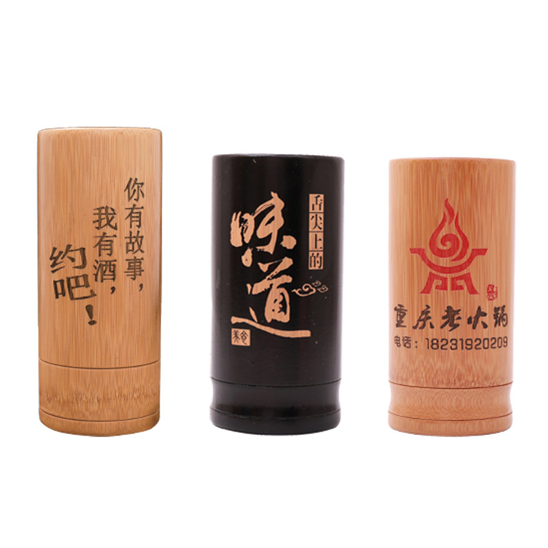 商用竹签筒筷子筒竹制餐厅串串香餐具笼/架