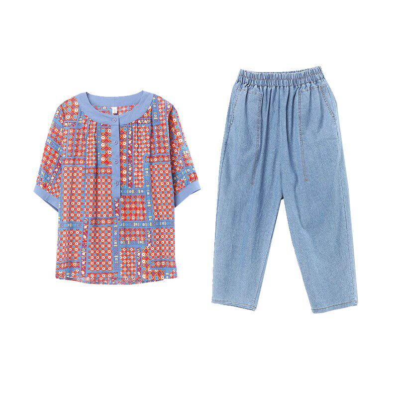 2026夏季休闲套装t恤两件套