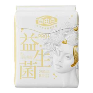 自由点新品上市益生菌PRO+卫生巾组合装日夜用姨妈巾防漏透气官方