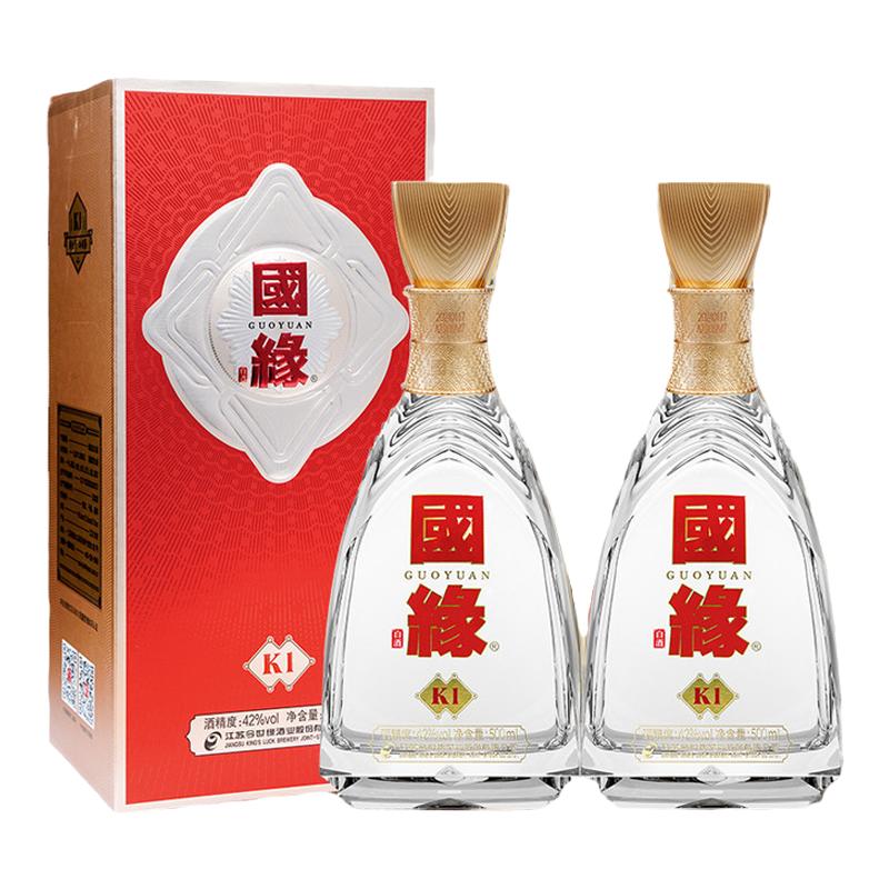 国缘k1柔雅香型42度500ml*2