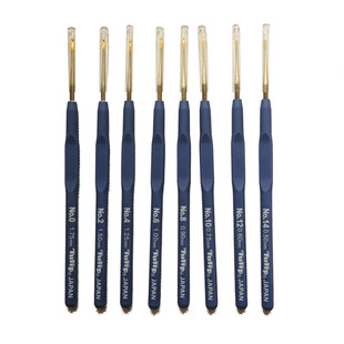 日本广岛工具Tulip 艾特莫蕾丝 薰衣草单支钩针