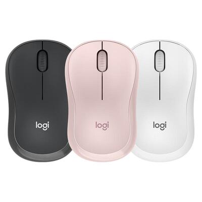 罗技 M240无线蓝牙轻音鼠标兼容Bolt接收器粉色女生办公鼠标