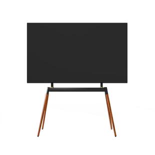 艺术画境电视落地支架适用于海信TCL电视挂架50-86寸通用实木挂架