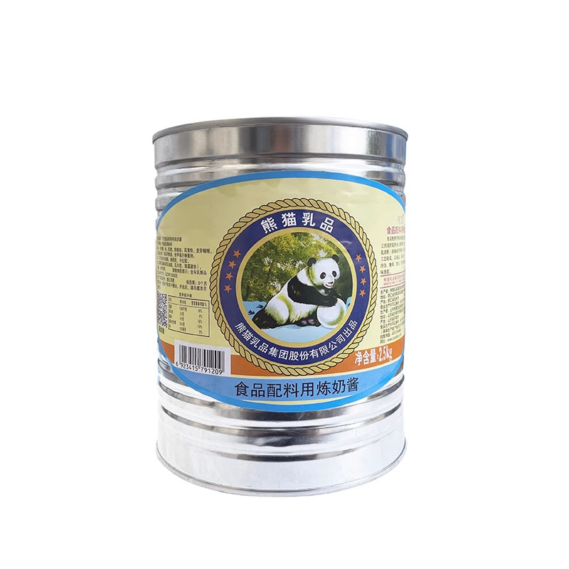 熊貓煉乳2.5kg整箱烘培商用大桶面包煉奶醬奶茶店專用練乳原材料