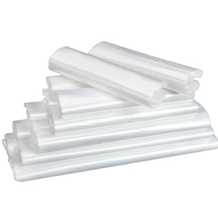 白色食品塑料袋外卖打包方便袋大小号背心手提一次性透明袋子批发