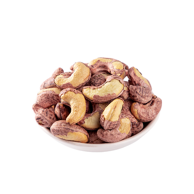 捉馋记带皮腰果仁到手500g罐装