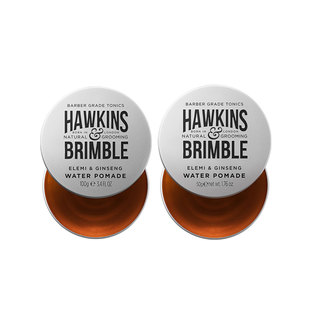 【百补】HAWKINS霍金斯小银罐发油男士定型发泥发蜡100g+50g套装