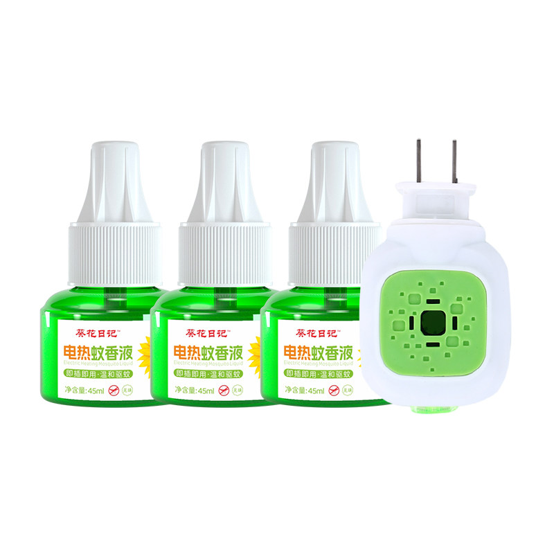 葵花日记电热蚊香液3液1器 长效驱蚊