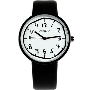 ins小众设计女款男款创意新概念简约气质高颜值初中高中学生手表