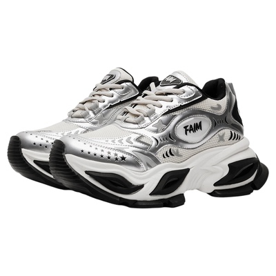 响尾蛇隐形增高10CM厚底老爹鞋