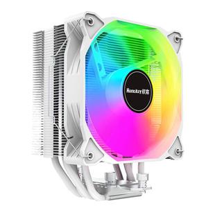 航嘉暴风雪T400飞雪散热器CPU风冷1700电脑4/6热管1200温控ARGB