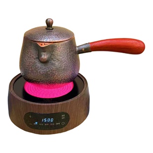 纯铜茶壶煮茶器西北罐罐茶壶手工加厚侧把公道杯长把铜壶分茶器