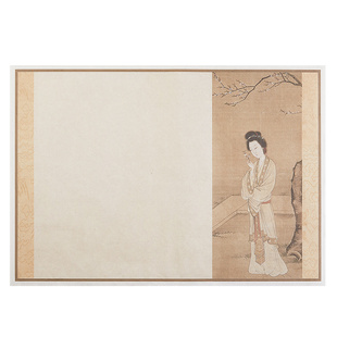 六品堂王羲之兰亭序宣纸作品纸蜡染仿古对临描红小楷书法作品纸空白专用纸行书毛笔字帖临摹印章手写真迹原帖