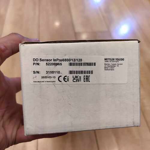 议价全新梅特勒溶氧电极 InPro 6800/12/120，52200965 ，23年日