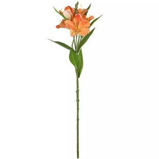 高品质水仙六出百合仿真花束装饰客厅摆件家居插花假花拍摄道具