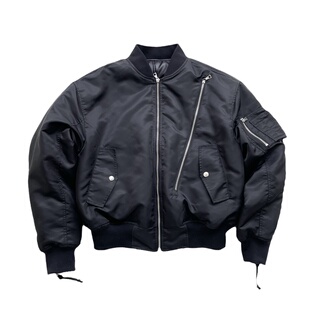 GRAILZ BOMBER潮流高街vibe机能解构曲线拉链两面穿夹克外套棉服