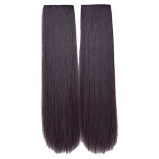 假发片DIY马尾麻花辫子自然蓬松增发量高马尾新中式双麻花辫假发