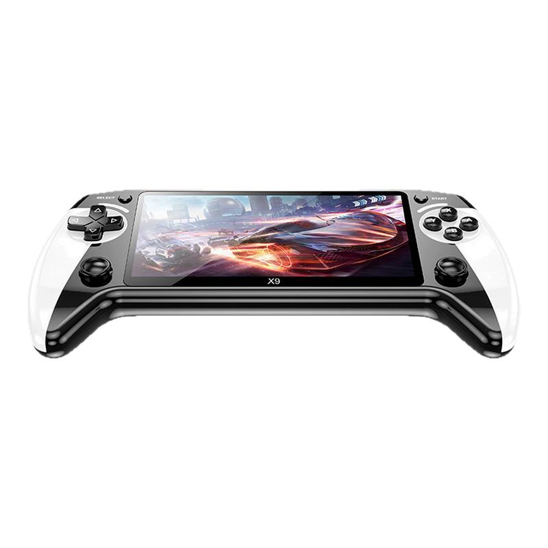2025新款X9掌机街机GBA无线手柄自带屏PSP5.5寸高清大屏游戏机
