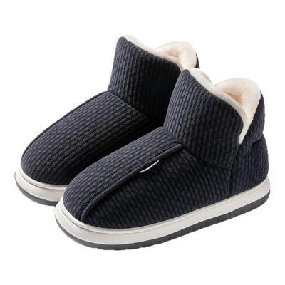 冬季男女情侣款加绒加厚保暖棉鞋