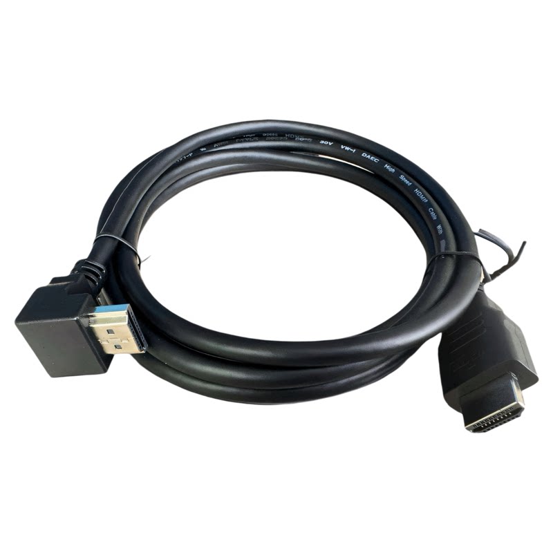 HDMI线材1.8米弯头HDMI传输线