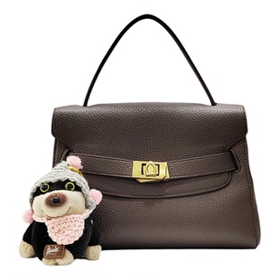 cocoarlene包包正品新款软皮凯莉包时尚百搭洋气慵懒风手提斜挎包