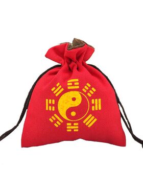 红布袋道家八卦锦囊福袋空袋道士