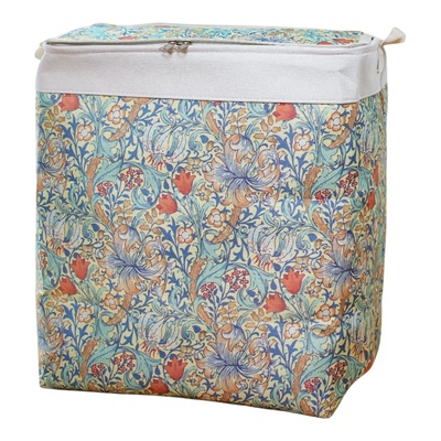 收纳箱加厚帆布带钢圈防潮收纳箱