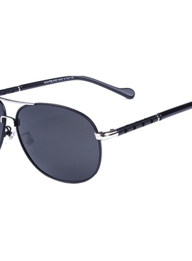 新款大框时尚蓝膜潮酷偏光墨镜