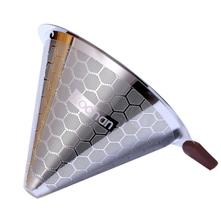 koonan手冲咖啡滤网过滤器 800目不锈钢过滤网滴漏式免滤纸滤杯