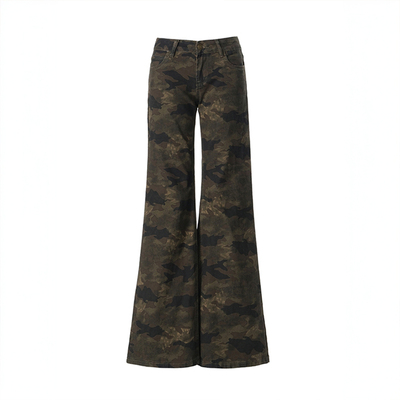 大码女装休闲百搭高街辣妹风长裤