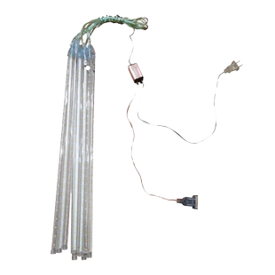 流星雨led灯流星灯树灯挂树上的装饰灯室外户外防水七彩串灯彩灯