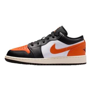 耐克乔丹大童轻便AJ1板鞋春季男女童平底低帮运动鞋JORDAN 553560